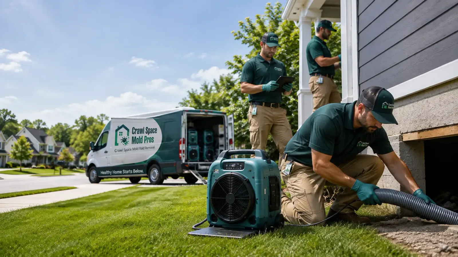 Crawl Space Mold Removal in Exeland, WI
